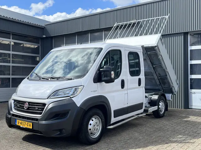 Fiat Ducato 35H 2.3 MultiJet L2H1 DC Airco Kipper Trekhaak 3000kg trekgewicht Stuurwielbediening Ger...
