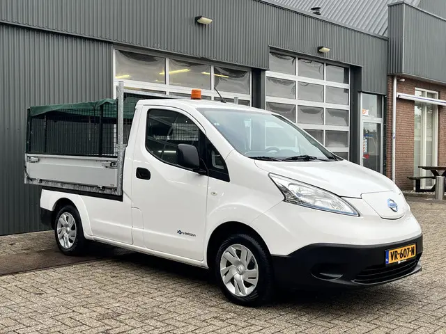 Nissan E-NV200 24kWh 100% electrische Pick-up Openlaadbak Airco Cruise controle Telefoonverbinding 2...