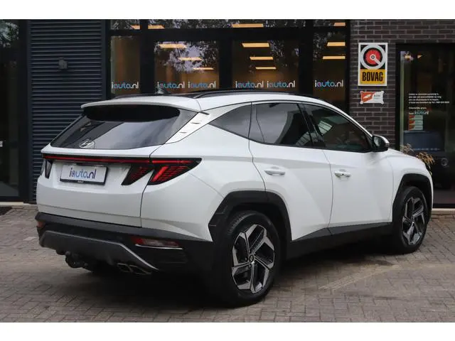 Hyundai Tucson 1.6 T-GDI HEV 230pk Premium Sky Pano/Matrix LED/Leder/360/Keyless/Virtual Cockpit/Ele...