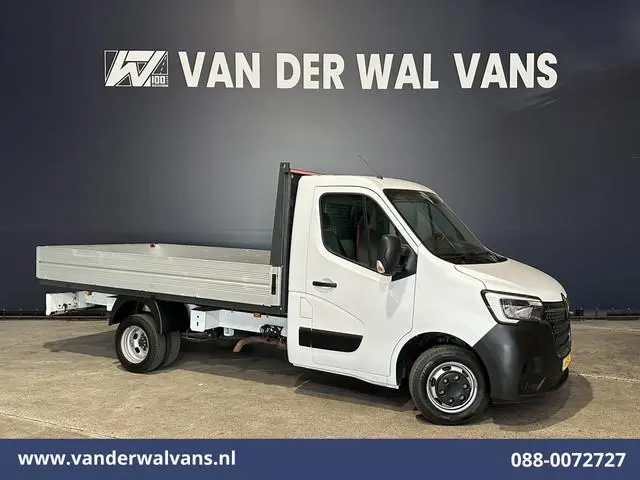 Renault Master 2.0 dCi Pick Up Open Laadbak Dubbel Lucht Euro6 Airco | Cruisecontrol | LED | Leder B...