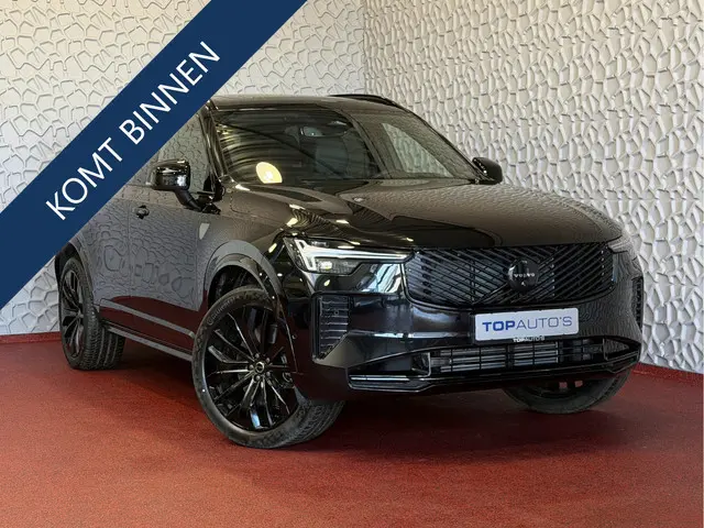 Volvo XC90 2.0 T8 456 PK PHEV AWD  7P BLACK EDITION PLUS LUCHTVERING  SCHUIFDAK  STOEL/STUUR.VERW EL...