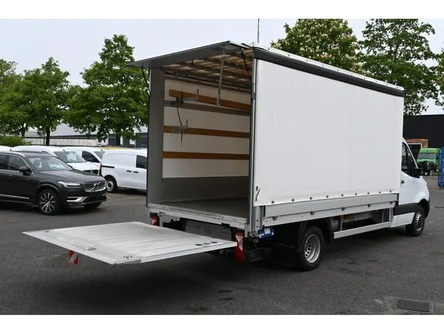 Mercedes-Benz Sprinter 517 CDI L3 Schuifzeil met laadklep 3500 KG trekhaak, Geveerde stoel, Huifzeil...