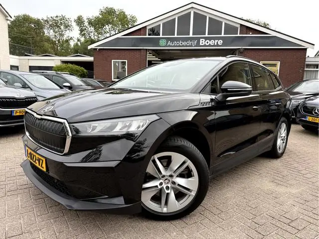 ŠKODA Enyaq iV 60 SOH 93.7%, Leer, Trekhaak Camera