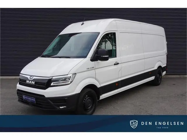 MAN TGE 160pk RWD Automaat L4H3/L3H2 LED 3500kg Trekgewicht Trekhaak Navigatie Parkeersensoren Apple...