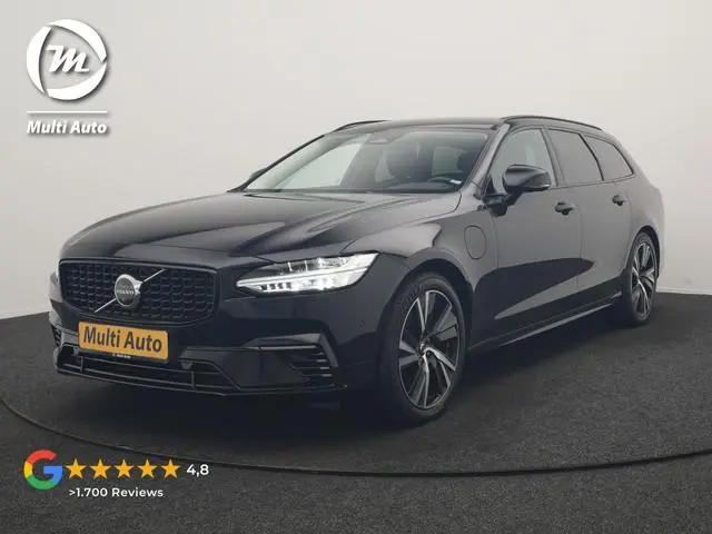 Volvo V90 2.0 T6 Plug-in hybrid AWD Plus Dark LONG RANGE PHEV 350pk Dealer O.H | Trekhaak Af Fabriek...