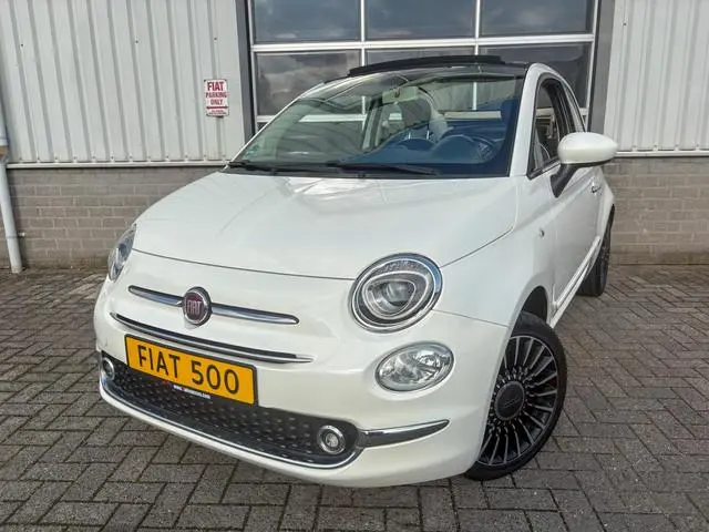 Fiat 500 C 1.2 Lounge Wit Zwart