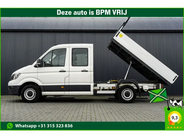 Volkswagen Crafter 35 2.0 TDI | Kipper | DC | 6-Zits | Cruise | Airco | Euro 6