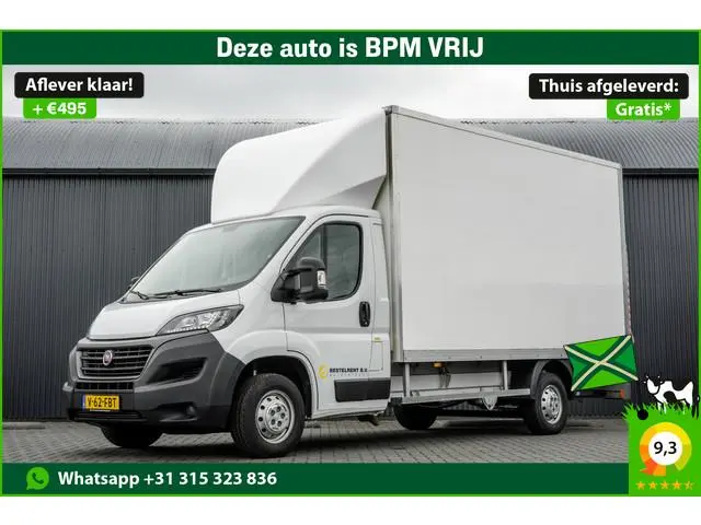Fiat Ducato **2.3 MultiJet | Bakwagen met Laadklep | Euro 6 | 141 PK | Cruise | Camera | Airco | Nav...