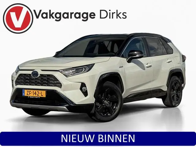 Toyota RAV4 2.5 Hybrid Bi-Tone ✅ Leder ✅ JBL ✅ Stuurverwarming
