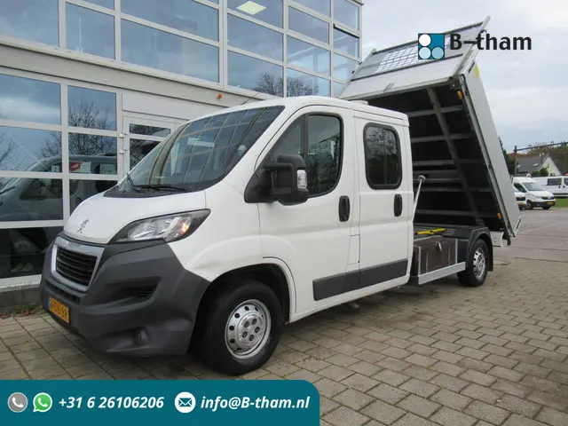 Peugeot Boxer 335 2.0 HDI L3 AIRCO DOKA Dubbelcabine Kipper