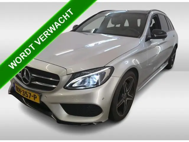Mercedes-Benz C-klasse Estate 160 Amg Line / Panoramadak / Nightpakket / Leder / Pdc.+Camera / Airco...
