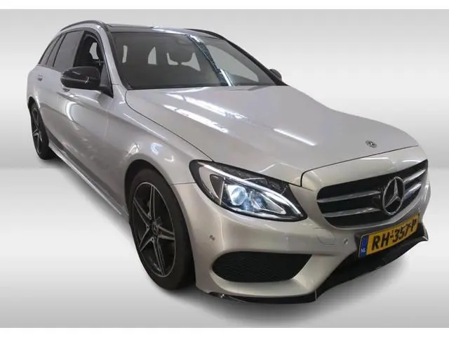 Mercedes-Benz C-klasse Estate 160 Amg Line / Panoramadak / Nightpakket / Leder / Pdc.+Camera / Airco...