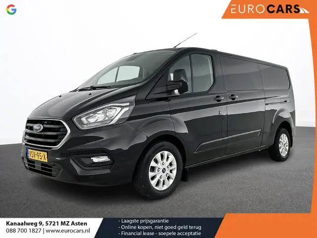 Ford Transit Custom 300 2.0 TDCI L2H1 Limited Dubbele cabine Automaat Navigatie Airco 2x Schuifdeure...