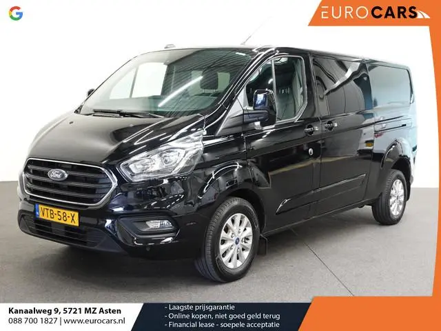 Ford Transit Custom 300 2.0 TDCI L2H1 Limited Dubbele cabine Automaat Navigatie Airco 2x Schuifdeure...