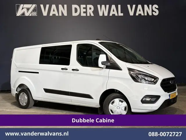 Ford Transit Custom 2.0 TDCI 131pk L2H1 Dubbele Cabine Euro6 Airco | 6-Zits | Camera | Apple Carplay...