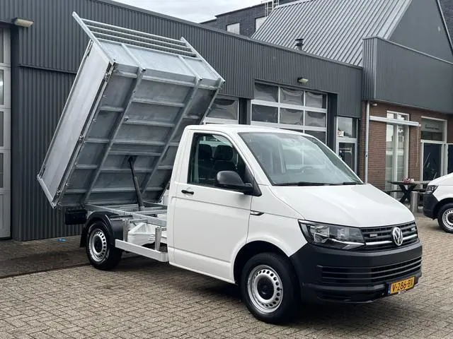 Volkswagen Transporter 2.0 TDI L1H1 Kipper Elektrische ramen Hoge schotten Kieper Pick-up Open laadb...