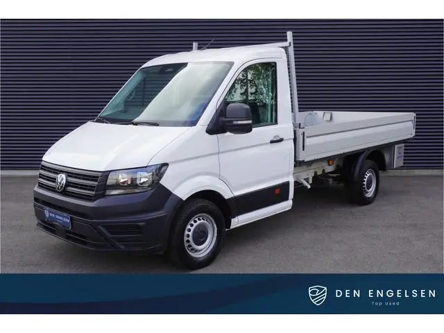 Volkswagen Crafter 163pk RWD Facelift Open laadbak 3500kg trekhaak Apple Carplay Cruise control  3-Z...