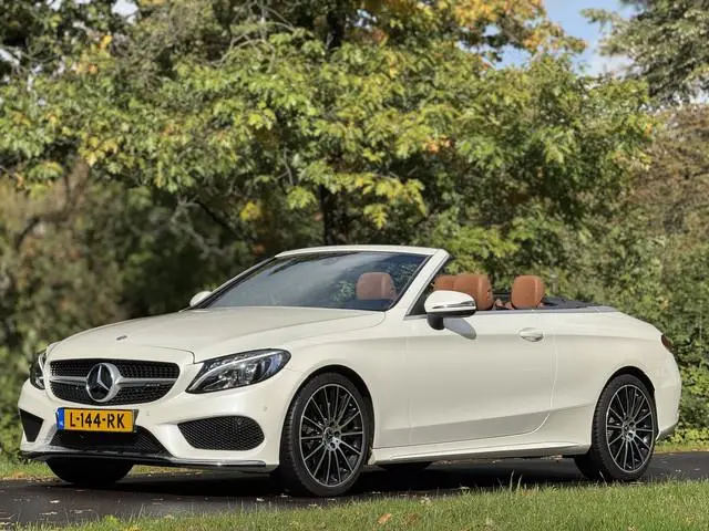 Mercedes-Benz C-klasse Cabrio 200 Prestige AMG Diamond White
