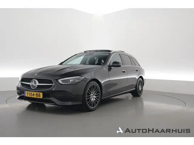 Mercedes-Benz C-klasse Estate 180 Luxury Line | Pano | Elek. Trekhaak | 360cam | Leder | Memory seat...