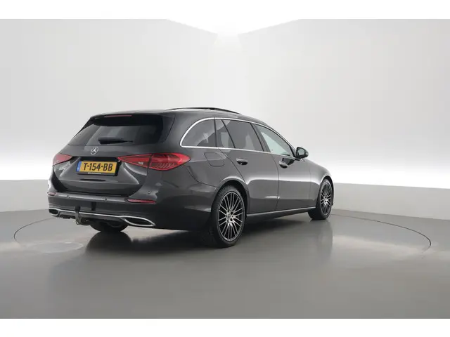 Mercedes-Benz C-klasse Estate 180 Luxury Line | Pano | Elek. Trekhaak | 360cam | Leder | Memory seat...