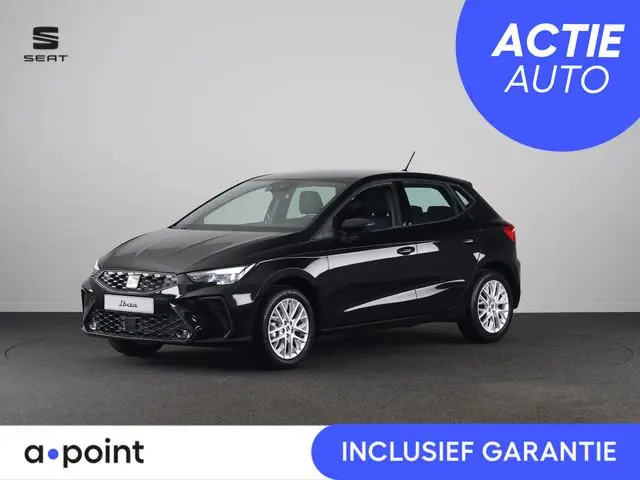 SEAT Ibiza Style Plus 1.0 EcoTSI 95 PK | Midnight Black Metallic | Apple Carplay | Park Assist | Cru...
