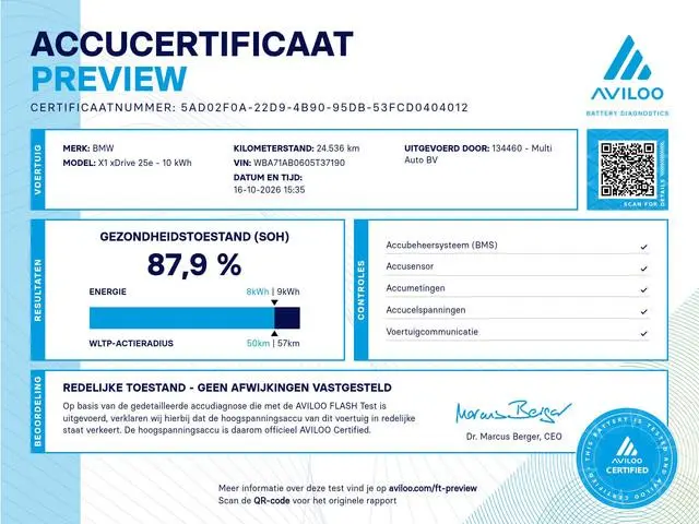 BMW X1 xDrive25e Advantage PHEV 221pk Dealer O.H | SOH 87,9% | Trekhaak Afn. | Adaptive Cruise | Hea...