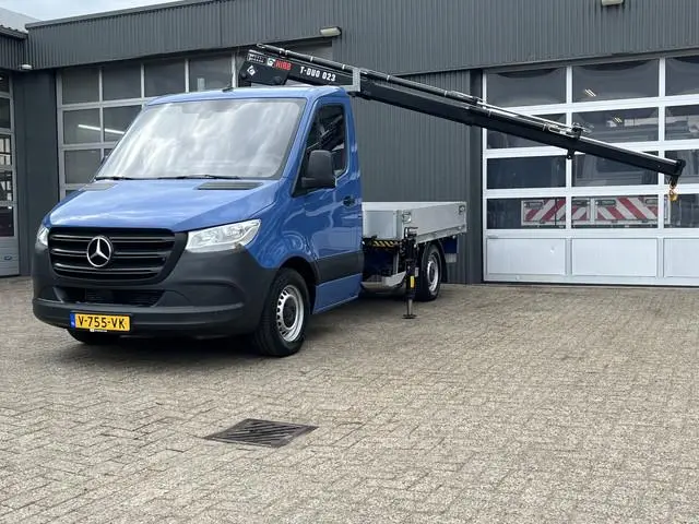 Mercedes-Benz Sprinter 311 2.2 CDI L2 Hiab 023T Laadkraan 20.000km 2-Persoons Open laadbak Pick-up E...