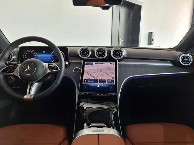 Mercedes-Benz C-klasse Estate 180 | Panoramadak | Bruin leder | Apple CarPlay | Android Auto | Memor...