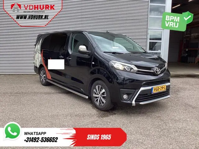 Toyota PROACE Worker 2.0 DC Dubbel Cabine Dealer Ond./ 2.5T Trekverm./ Navi/ Carplay/ Leder/ Camera/...