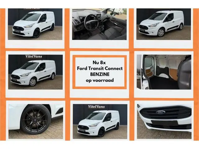 Ford Transit Connect 1.0 L2 | BPM VRIJ | Airco | Camera | Trekhaak | Bluetooth | PDC