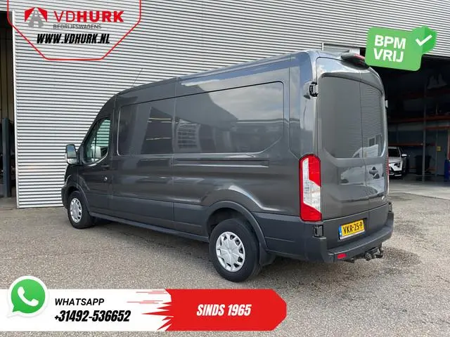 Ford Transit 350 2.0 TDCI L3H2 185 pk Aut. Carplay/ Navi/ Airco/ Camera/ Cruise/ PDC/ Trekhaak