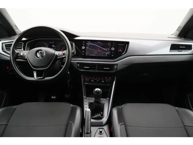 Volkswagen Polo 1.0 TSI Highline Leder/Stof, ACC, Apple Carplay, Climate, Sportonderstel, DAB, 16''