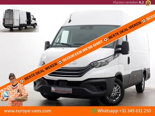 Iveco Daily 35S21 3.0 210pk L2H2 HiMatic Automaat LED/Airco/Trekhaak 3500kg NIEUW 11-2024