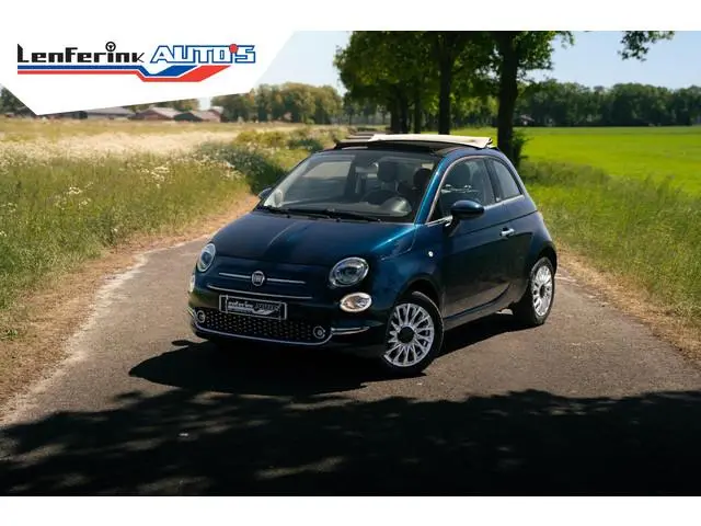 Fiat 500 C 0.9 TwinAir Turbo Lounge NAP Rijklaar!Navi Cruise Mistlampen Apple PDC Carplay NAP