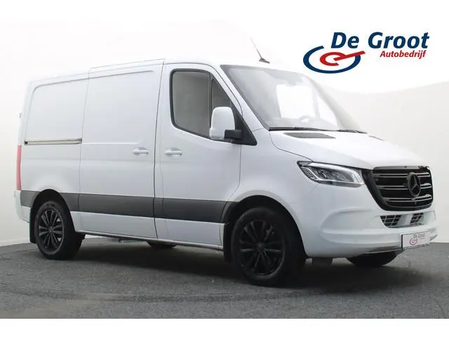 Mercedes-Benz Sprinter 317 CDI L1H1 RWD Leer, 360° Camera, 3-Zits, Cruise, Standkachel, Apple Carpla...