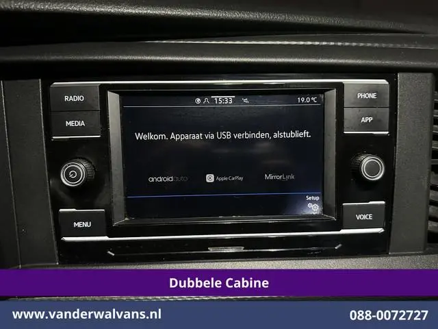 Volkswagen Transporter 2.0 TDI 150pk 4Motion L2H1 Dubbele Cabine Euro6 Airco | 5-Zits | Apple Carpla...