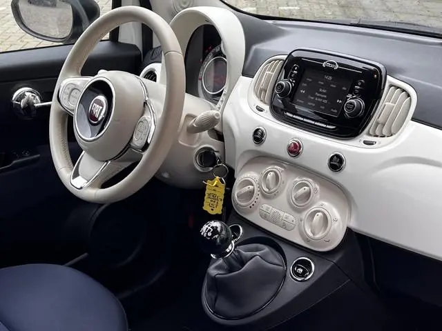 Fiat 500 1.0 Hybrid Cult Face Lift 2022 | Airco | Park Sensors | LED | Bluetooth | Orig Ned | 1 Eige...