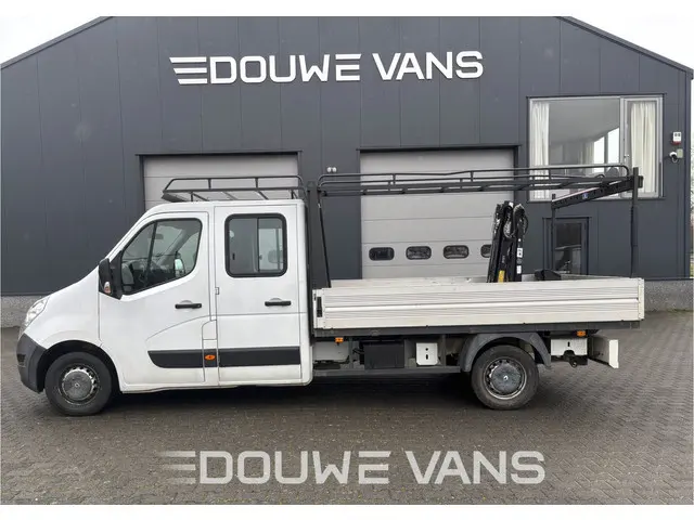 Renault Master Dubbel Cabine Hiab Laadkraan Imperiaal Trekhaak