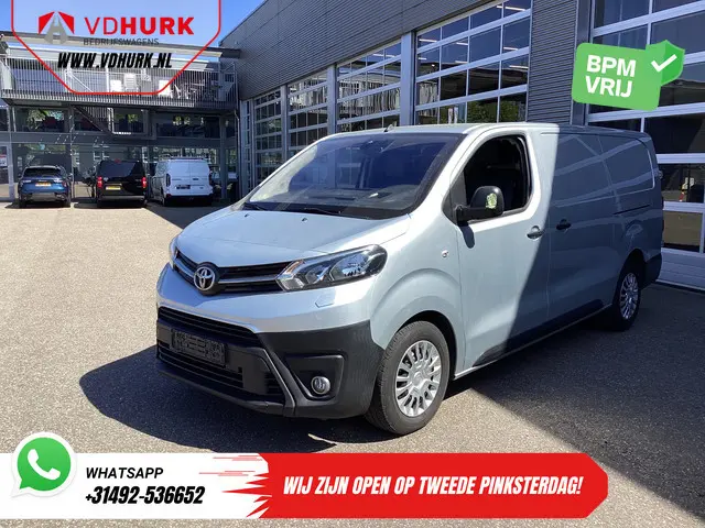 Toyota PROACE Worker 2.0 145 pk L3 2xSchuifdeur/ Adapt.Cruise/ Head Up/ Standkachel/ Stoelverw./ Car...