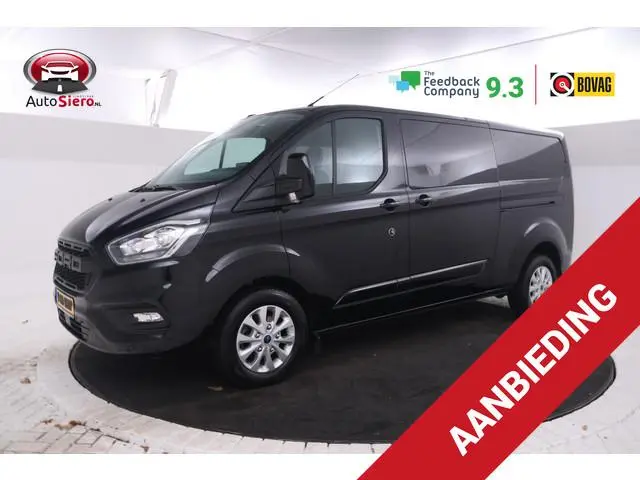 Ford Transit Custom 320 2.0 TDCI L2H1 Limited DC 170Pk, 5 Pers. Leer, 2x schuifdeur