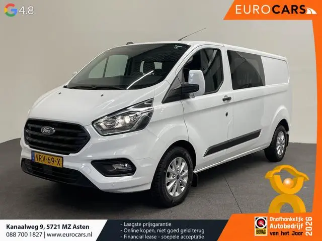 Ford Transit Custom 300 2.0 TDCI L2H1 Trend Dubbele Cabine Automaat Navigatie Airco Navigatie Blueto...