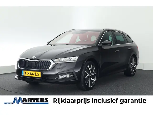 Skoda Octavia Combi 1.0 e-TSI 110pk DSG Business Edition Plus Leder Stoelverwarming V+A Keyless Virt...