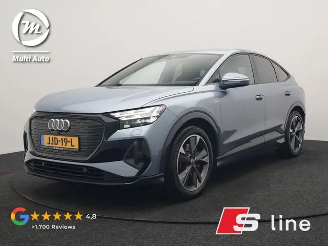Audi Q4 e-tron 40 S Line 77 kWh 204pk | Adaptive Cruise | Valcona Lederen Sportstoelen Verwarmd | 20...