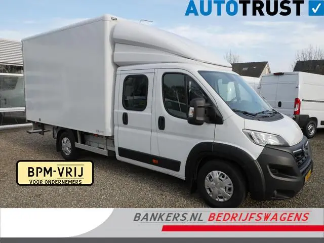 Opel Movano 2.2D 140PK, L4, Dubbel Cabine, Airco, Meubelbak L*B*H = 360*210*220 / Lat om lat betimme...