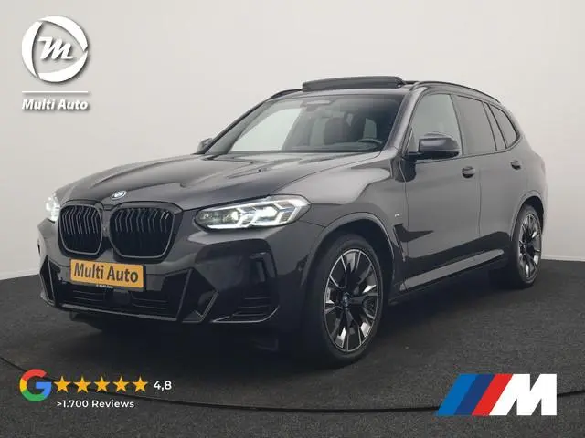 BMW iX3 M Sport 80 kWh 286pk Dealer O.H | Trekhaak Af Fabriek | Panodak | Laser LED | Head Up | Adap...