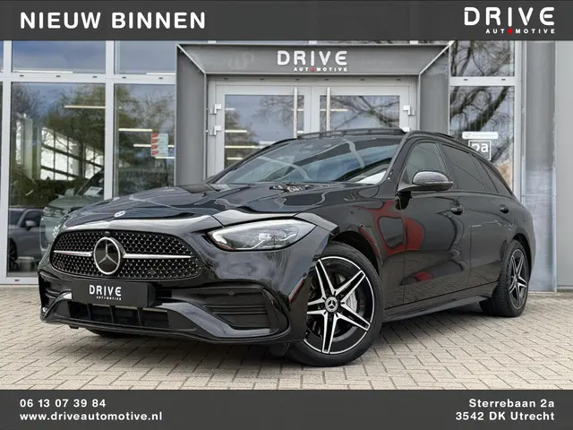 Mercedes-Benz C-klasse Estate 300 e AMG Line Night|Pano|Leer|Stoelventilatie|Massage|ACC