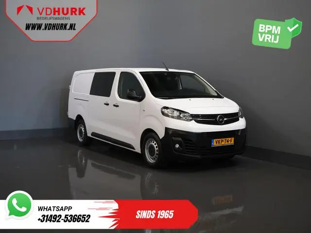 Opel Vivaro 2.0 CDTI 125 pk DC Dubbel Cabine Carplay/ 6 Pers./ Cruise/ Camera/ PDC V+A/ Trekhaak/ NL...