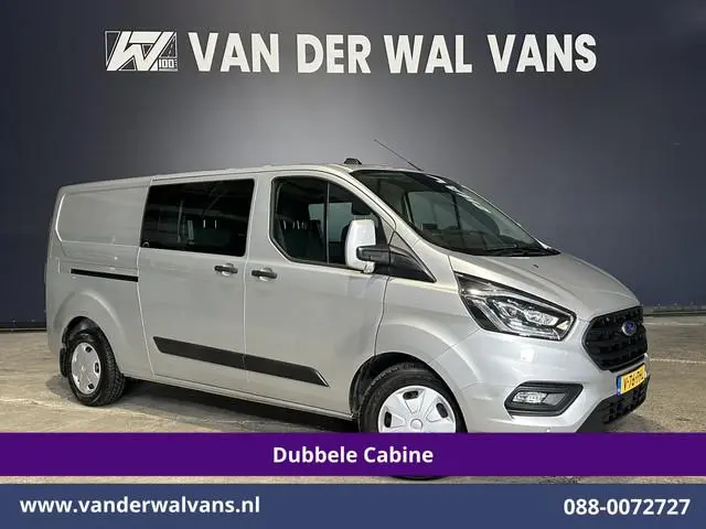 Ford Transit Custom 2.0 TDCI 170pk Automaat L2H1 Dubbele Cabine Euro6 Airco | 5-Zits | Xenon | Camer...