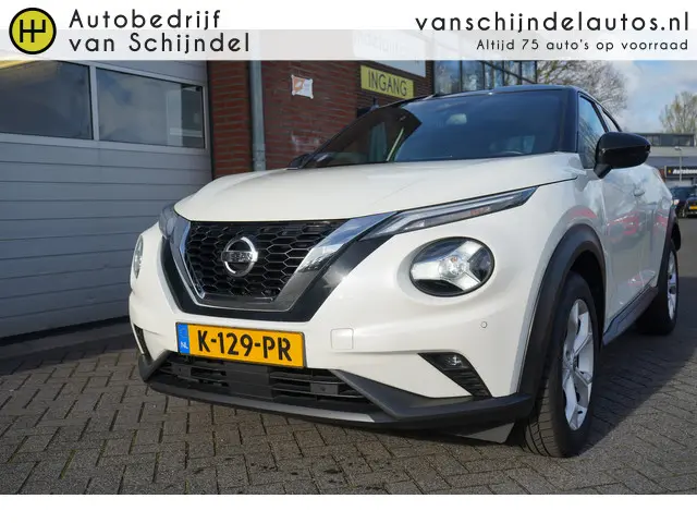 Nissan Juke 1.0 DIG-T 115PK BUSINESS EDITION LUXE ORIGINEEL NEDERLANDS TWO TONE CAMERA PDC V+A ANDRO...
