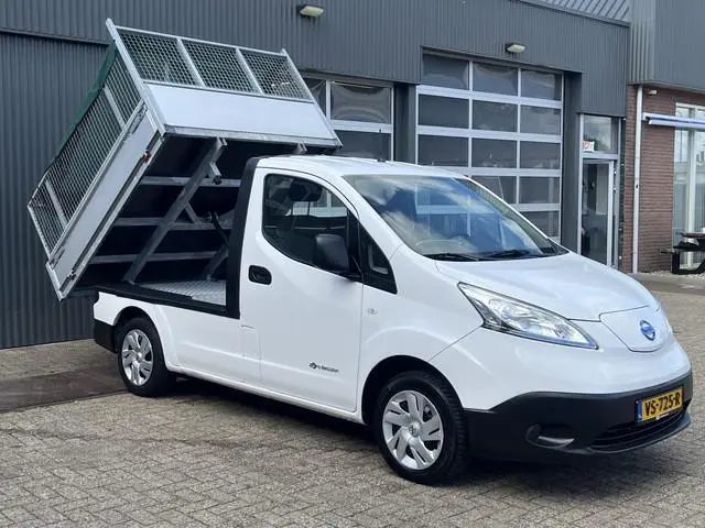 Nissan e-NV200 Elektrische Kipper Openlaadbak Airco Cruise controle Telefoonverbinding 2-Persoons Ki...